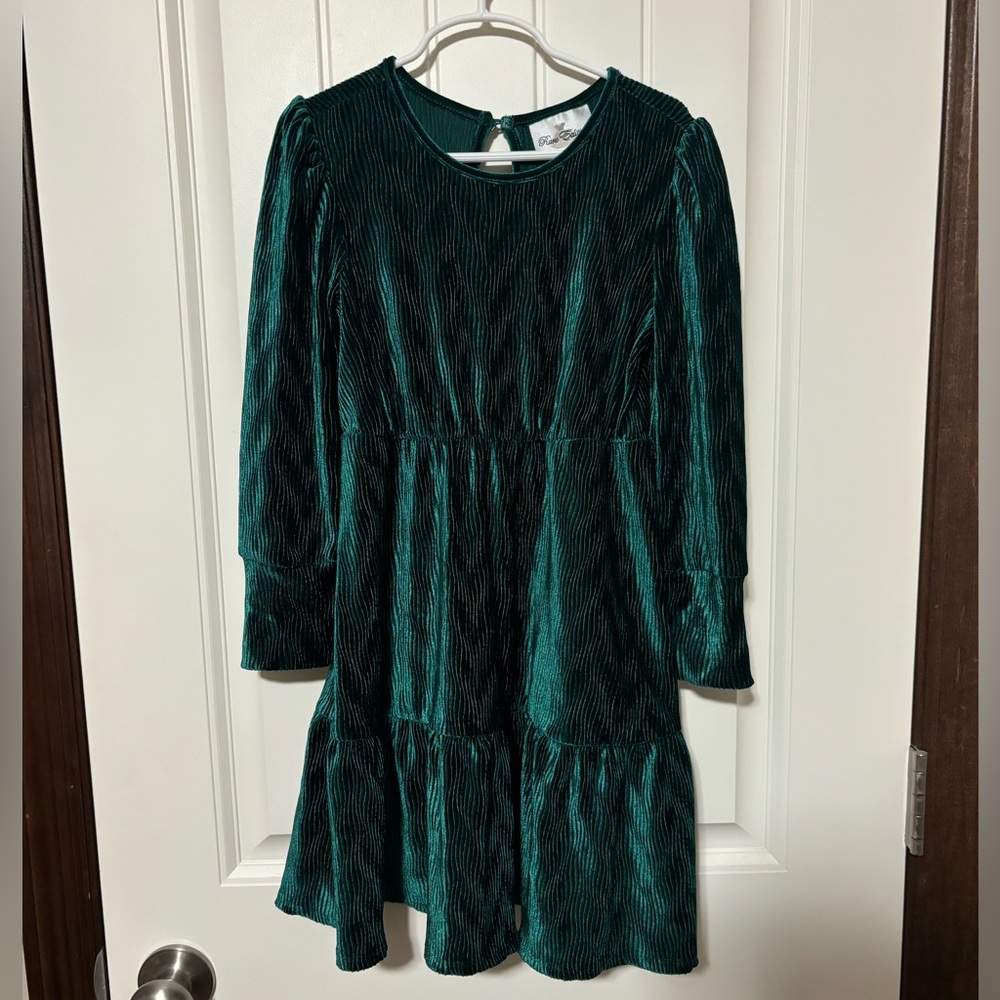 Girls Rare Editions Velvet Dress